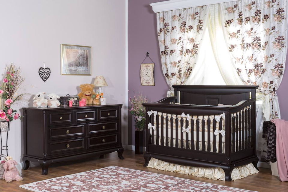Romina - Antonio Collection with Convertible Crib in Bruno Rossso